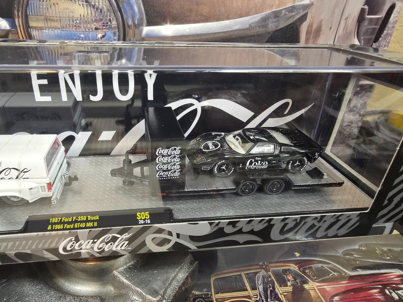 AUTO HAULERS “COCA-COLA” RELEASE S05, 3 PC SET 1/64 DIECAST MODELS M2 56000-S05