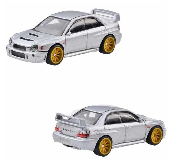 HOT WHEELS SUBARU IMPREZA WRX & ‘16 SUBARU WRX STI CAR CULTURE 2 PACK PREMIUM