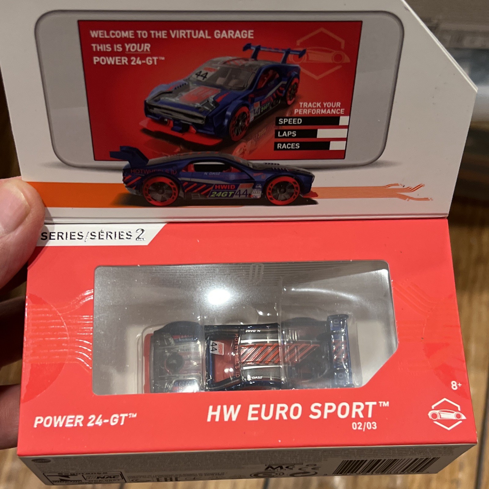 Hot Wheels id Series 2 Power 24-GT HW Euro Sport 02/03 Diecast 1:64 Case