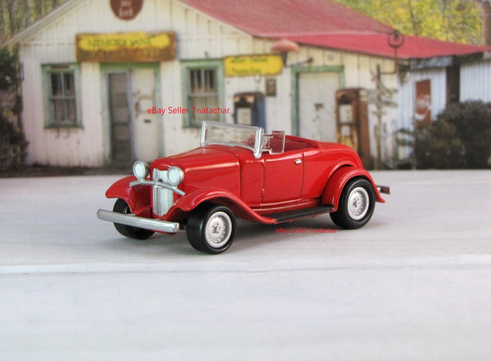 1932 Ford Roadster Flathead V8 American Classic Model Hot Rod Red