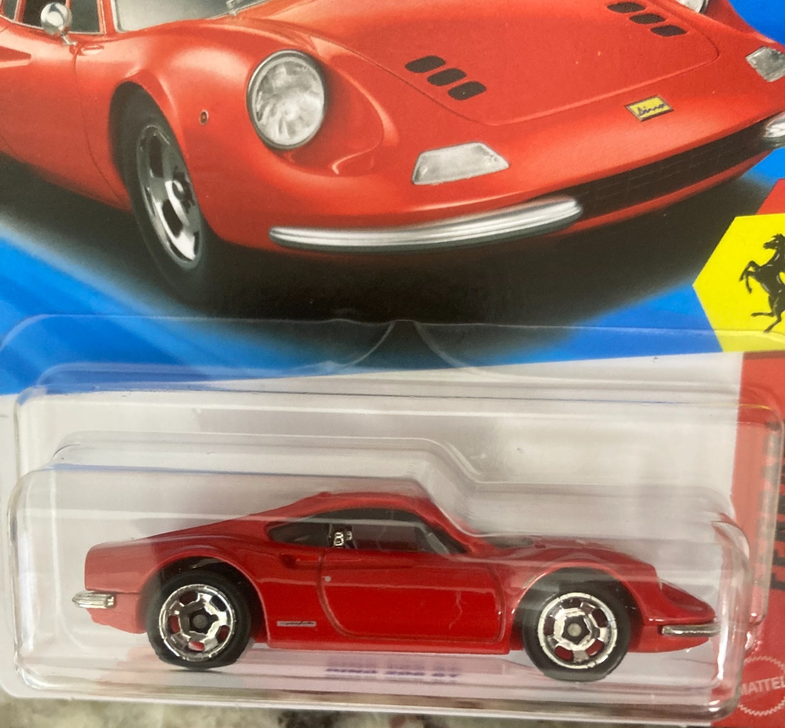 Hot Wheels Ferrari Dino 206 GT Red Diecast 1:64 2026 SHIPS FAST