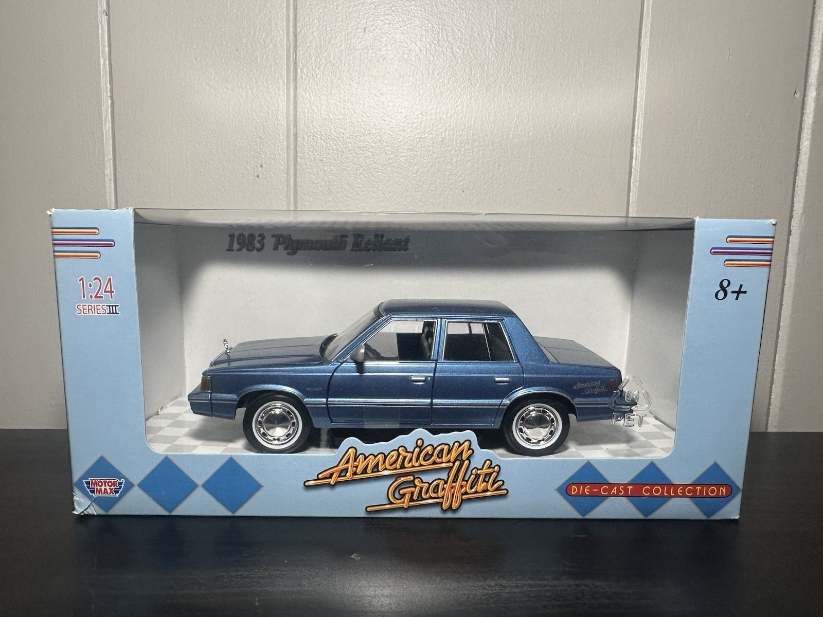 1983 83 Plymouth Reliant Sedan (American Graffiti) 1/64 Scale