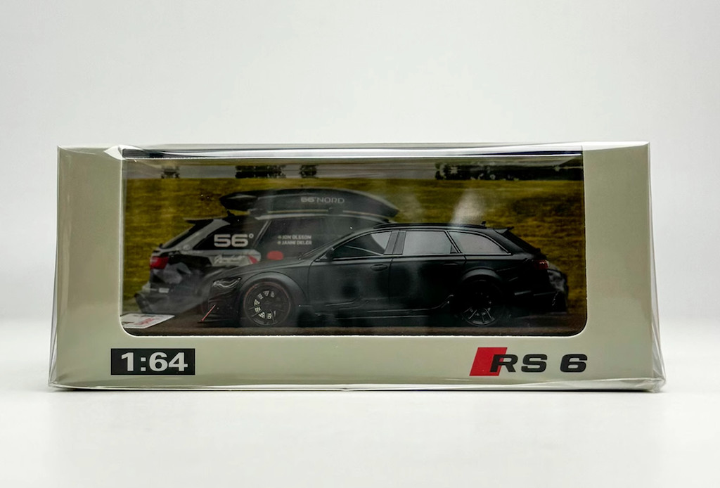 JEC 1:64 Black RS6 Widebody Wagon DTM Sports Model Diecast Resin Car