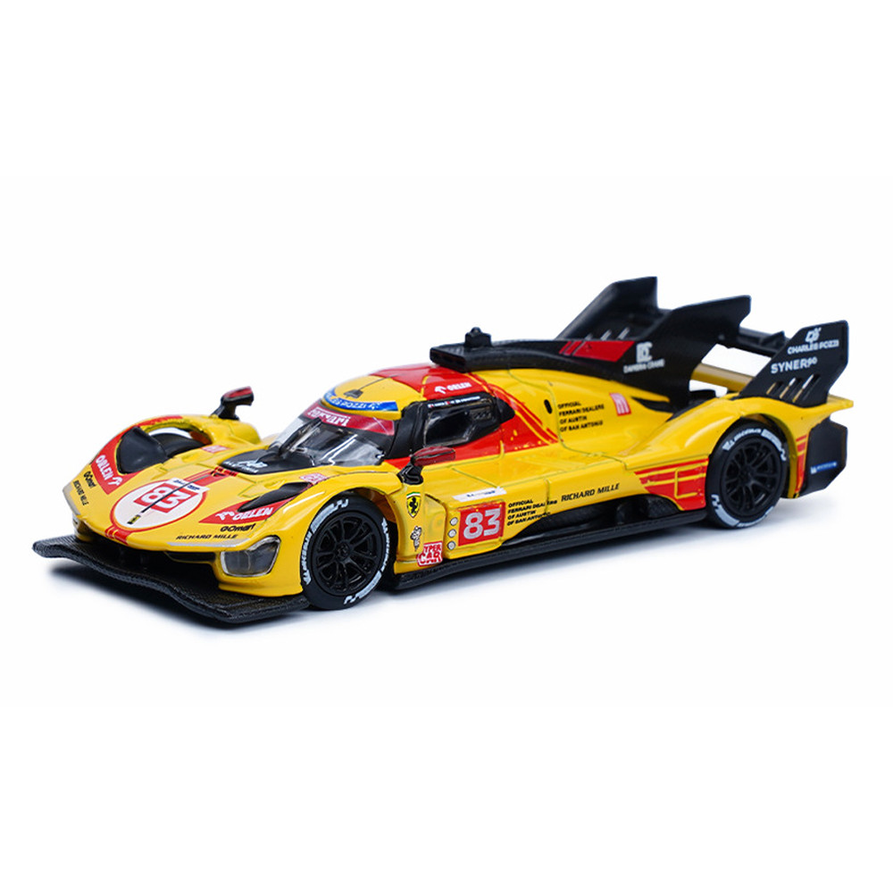 Bburago 1:64 Ferrari 499P Le Mans Winner Diecast Model Car with Display Case