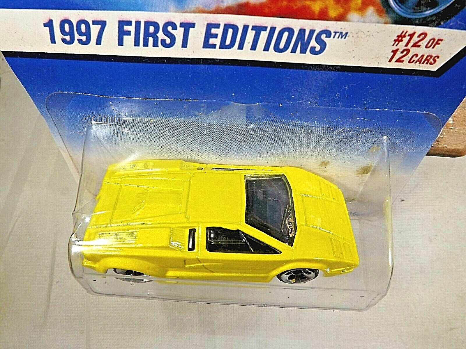 1997 Hot Wheels #510 First Editions 12/12 25th ANNIVERSARY LAMBORGHINI COUNTACH