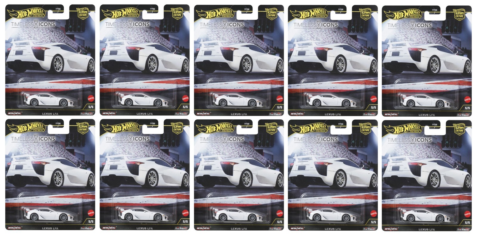 Hot Wheels Car Culture 2025 Timeless Icons – Lexus LFA 5/5 – Case of 10