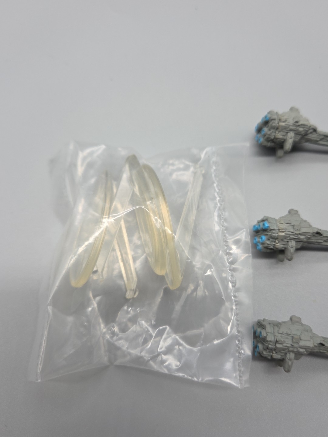 Star Wars Galoob Micro Machines Rebel Medical Frigate with stand
