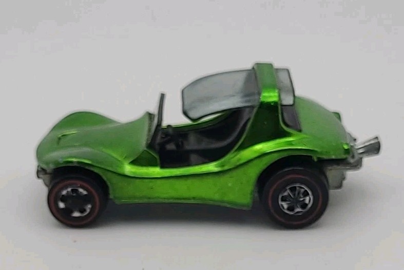 HOT WHEELS 1970 REDLINES,SAND CRAB GREEN , USA, LOOSE