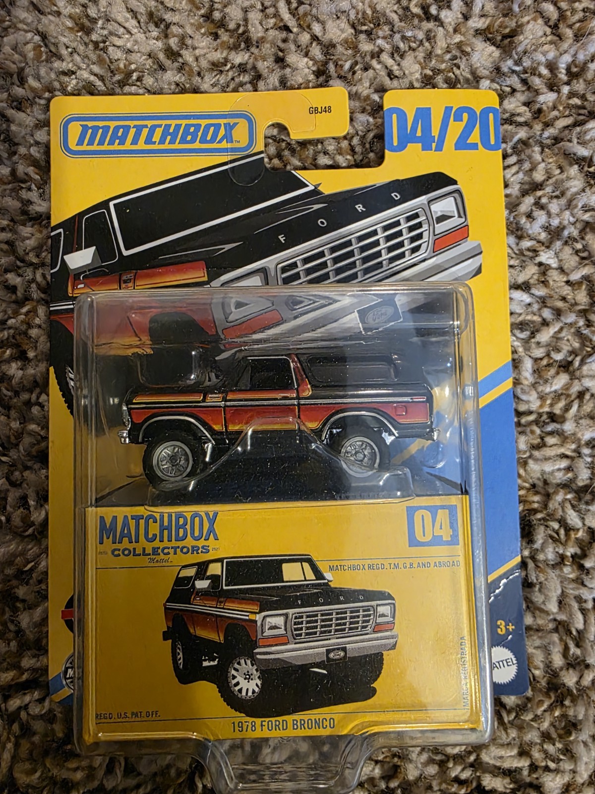 Matchbox Collectors 1978 Ford Bronco 04/20 RARE New 2025