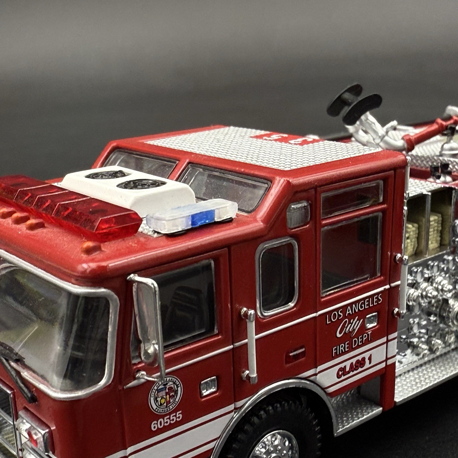 2 Pack 1/64 Mini Whelen Edge Clear Blue Clear Lightbar Police Fire Sheriff EMS