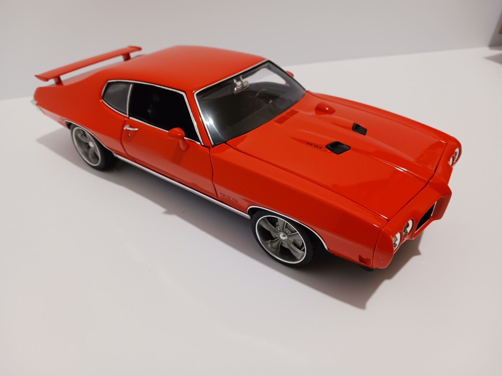 1:18 1970 PONTIAC GTO “THE PROSECUTOR” STREET FIGHTER in CAROUSEL RED, by ACME