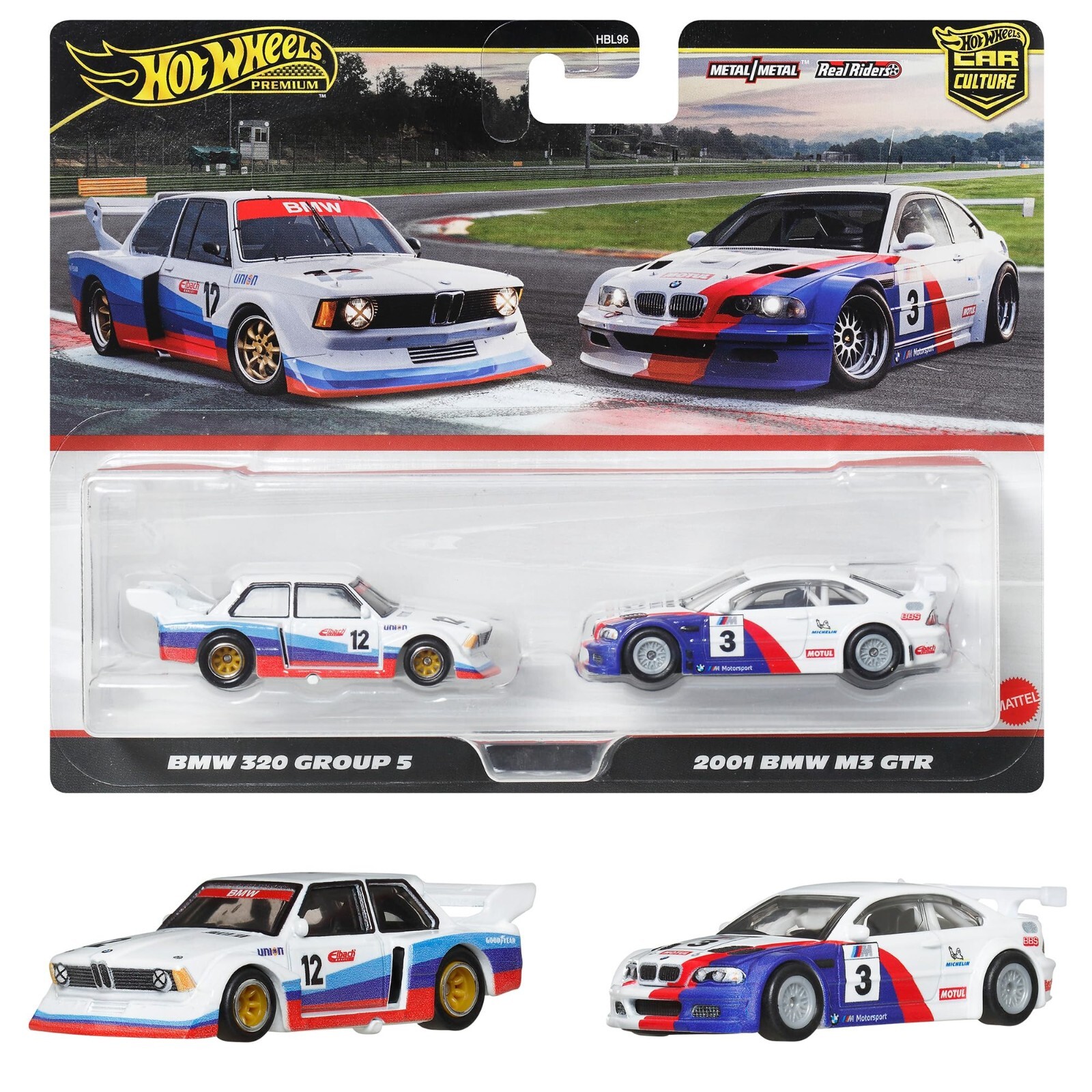 PSL Hot Wheels Premium 2 Pack BMW 320 GROUP 5 / 2001 BMW M3 GTR 2025 fm Japan