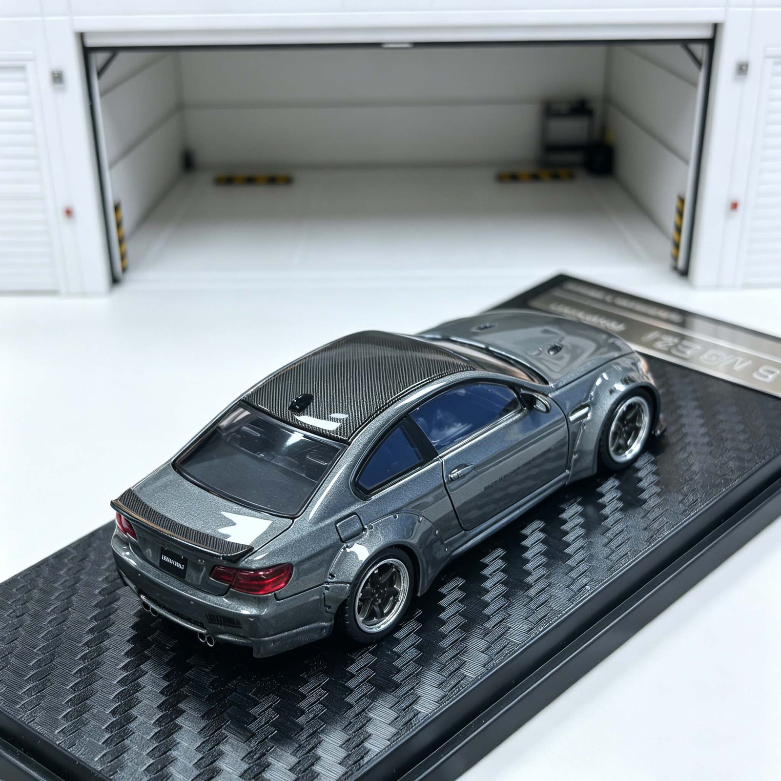 1/64 LB M3 E92 Limited Edition Gray Alloy Diecast Car Model Collectible