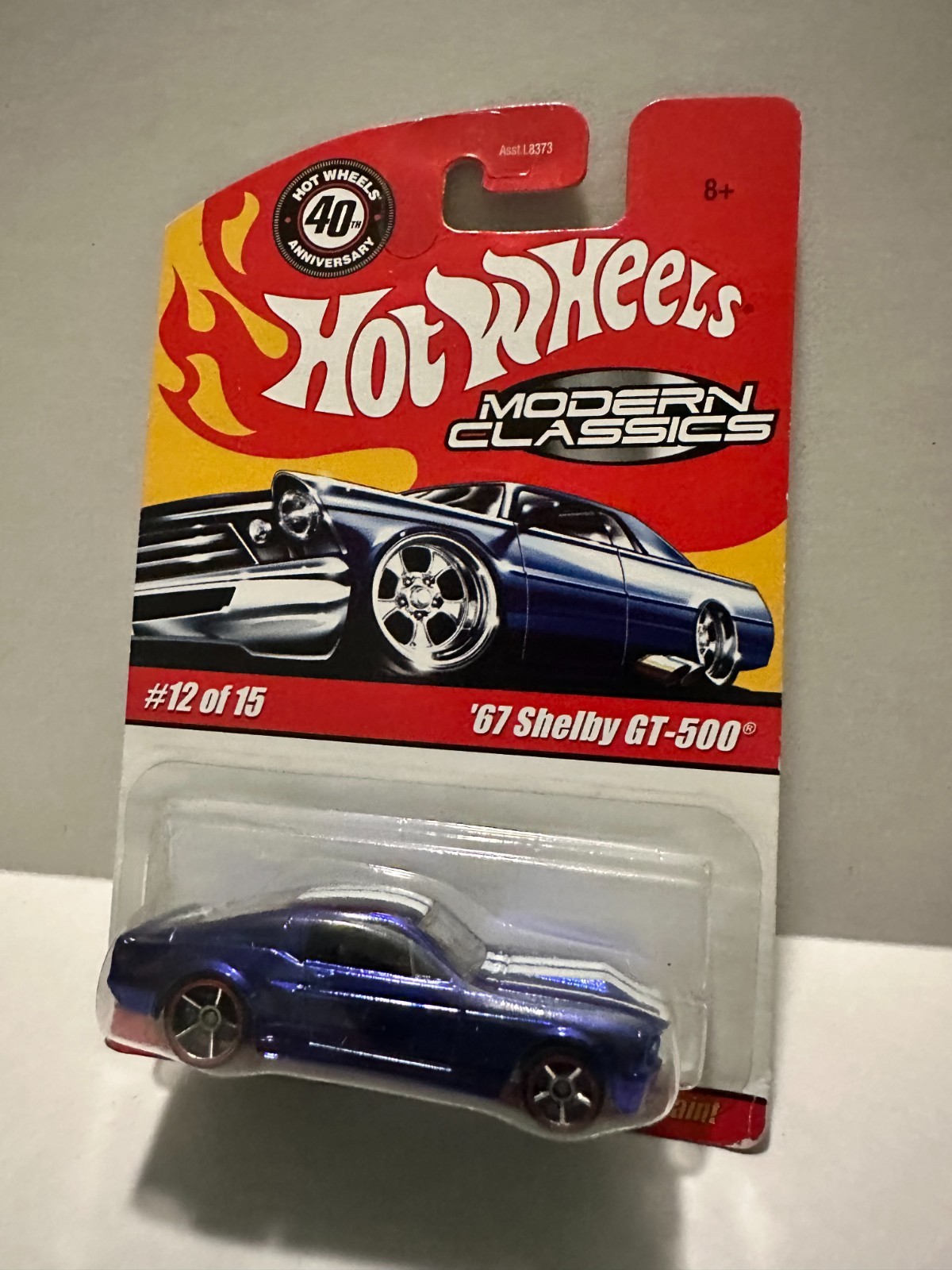 Hot Wheel Modern Classics 12 of 15 – 67 Shelby GT-500 – Blue -w/Protector