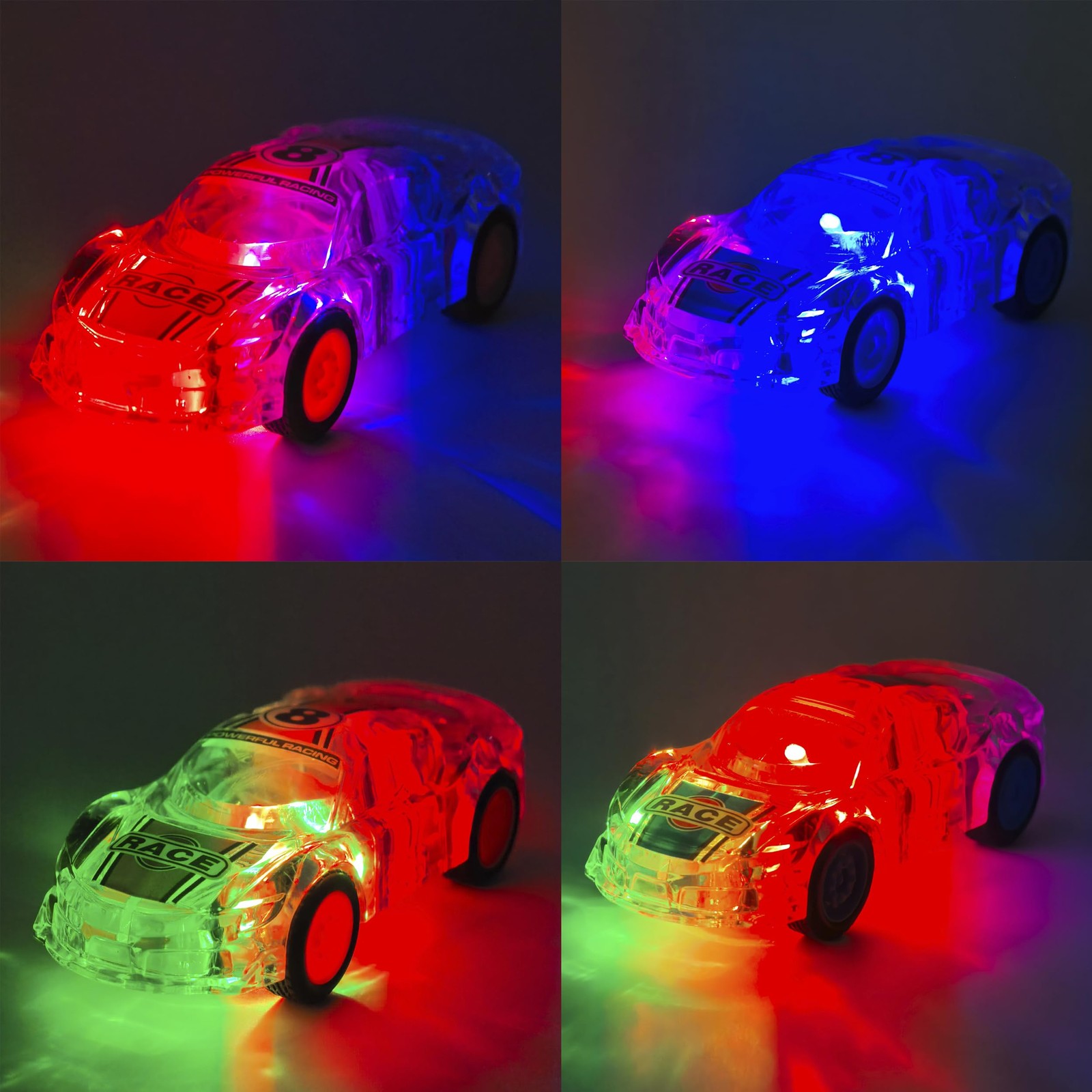 Race Cars Toys Light Up Toys Pull Back Cars Set 3 4 5 6 7 8 Years Party Gift