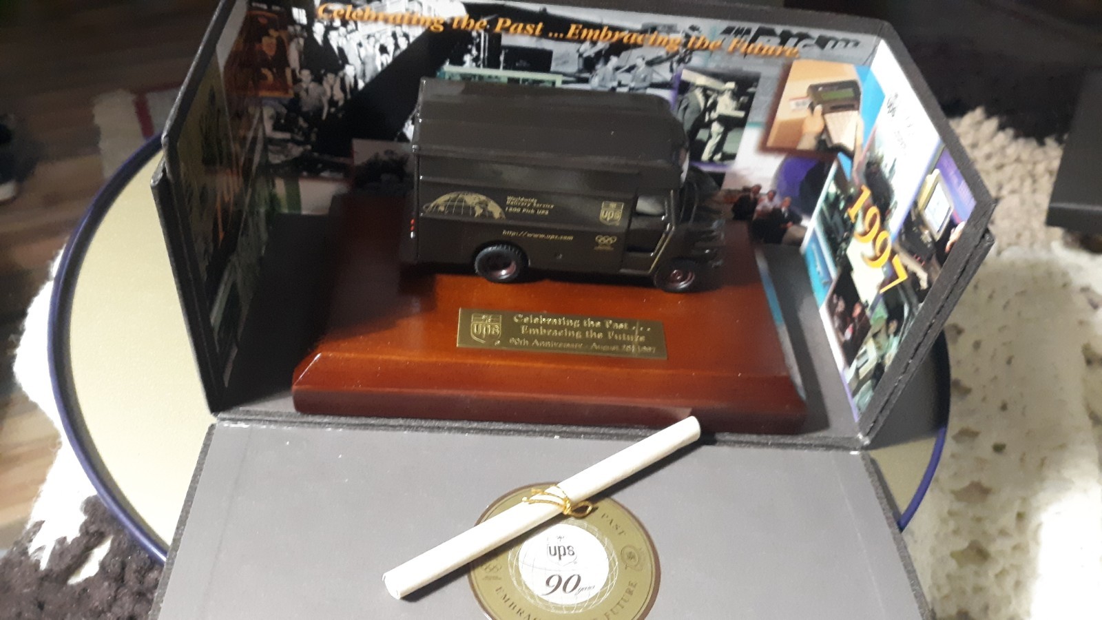 UPS ANNIVERSARY COMMEMORATIVE COLLECTIBLE ITEMS