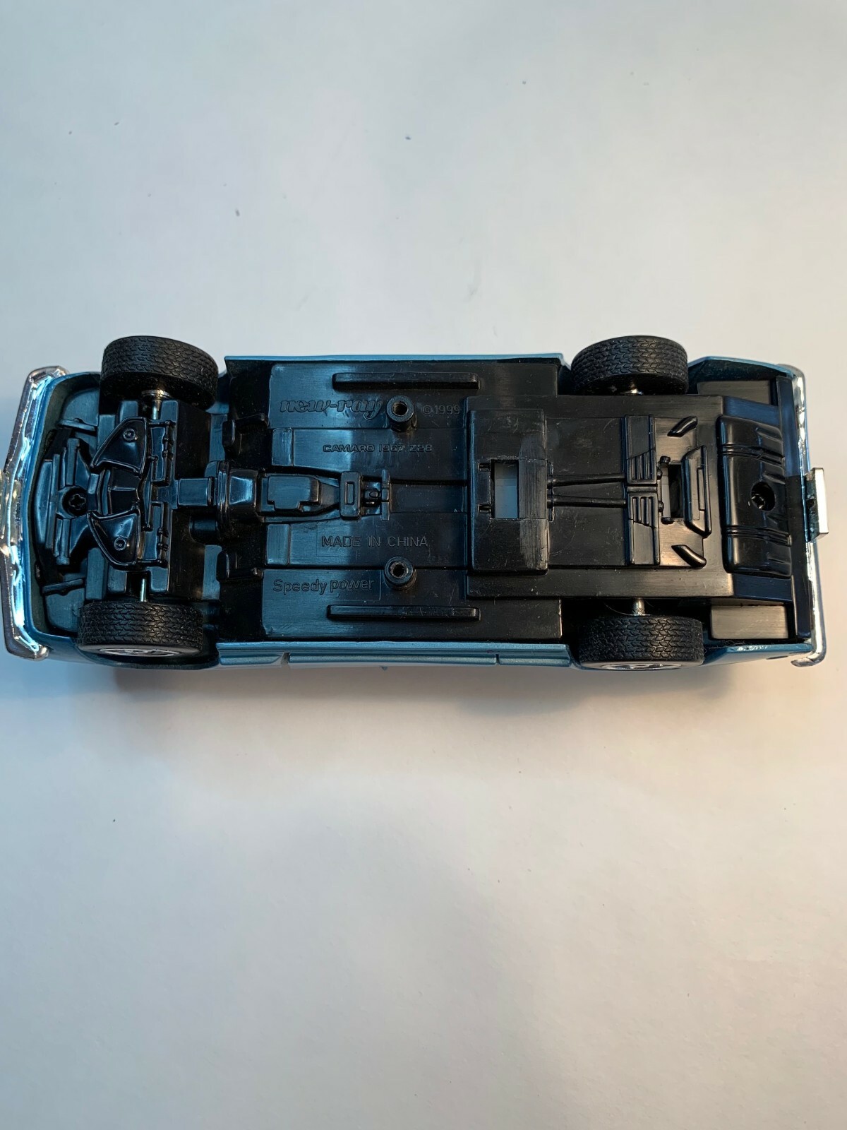 New Ray Light Blue 1967 Chevy Camaro Z-28 1:32 Scale Diecast Model Muscle Car