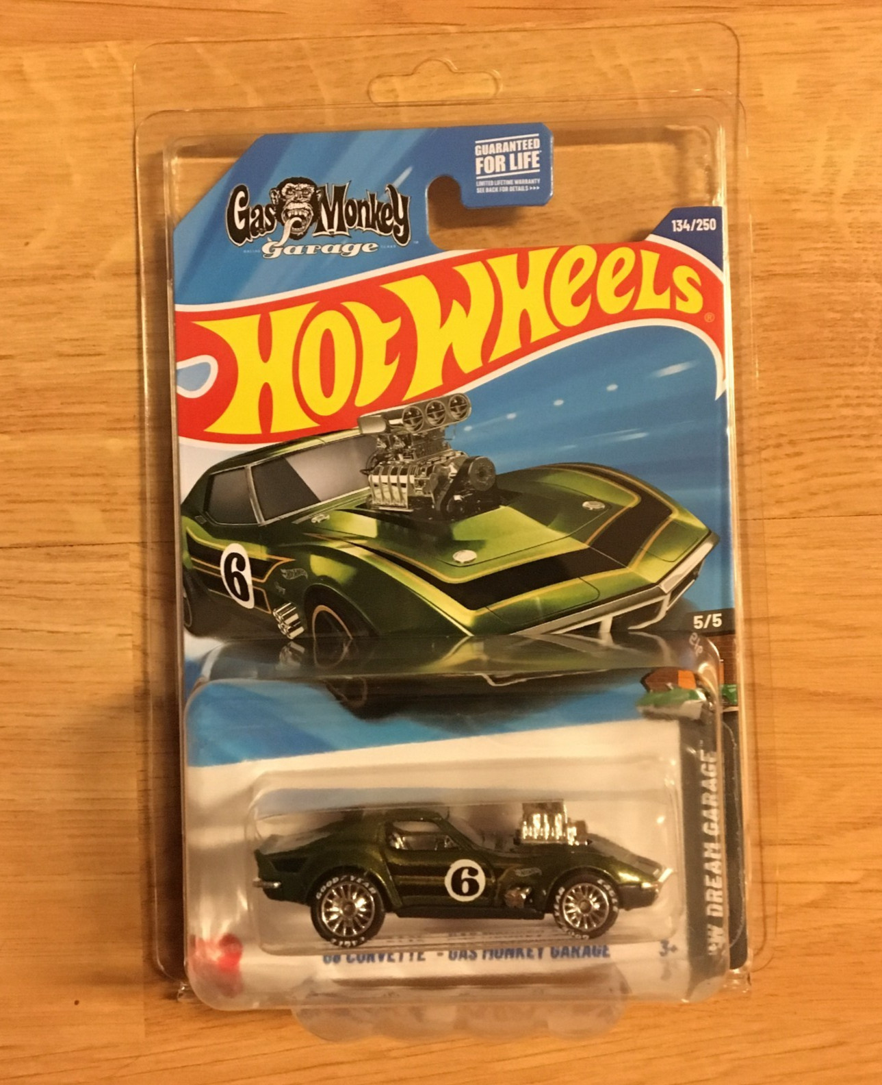 Hot Wheels ’69 CORVETTE Gas Monkey Garage Super CUSTOM Real Riders Wheel Swap