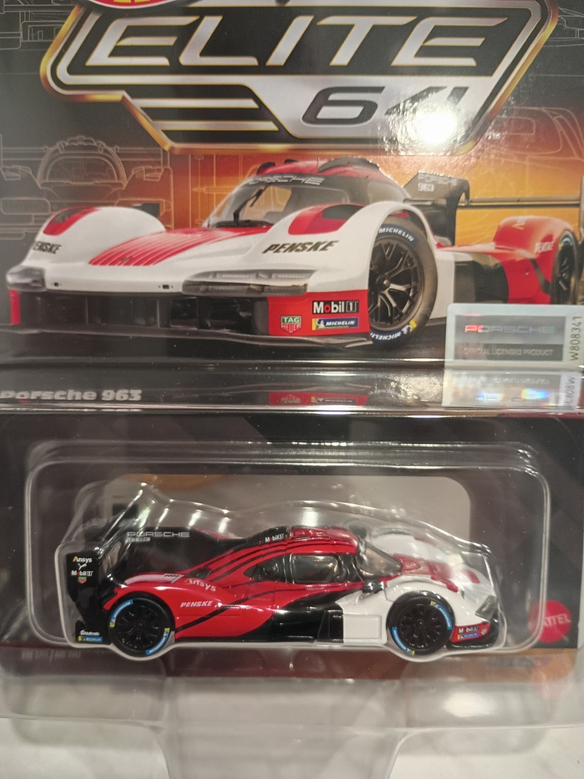 2025 Hot Wheels Elite 64 # 17 Penske Porsche 963 New Sealed