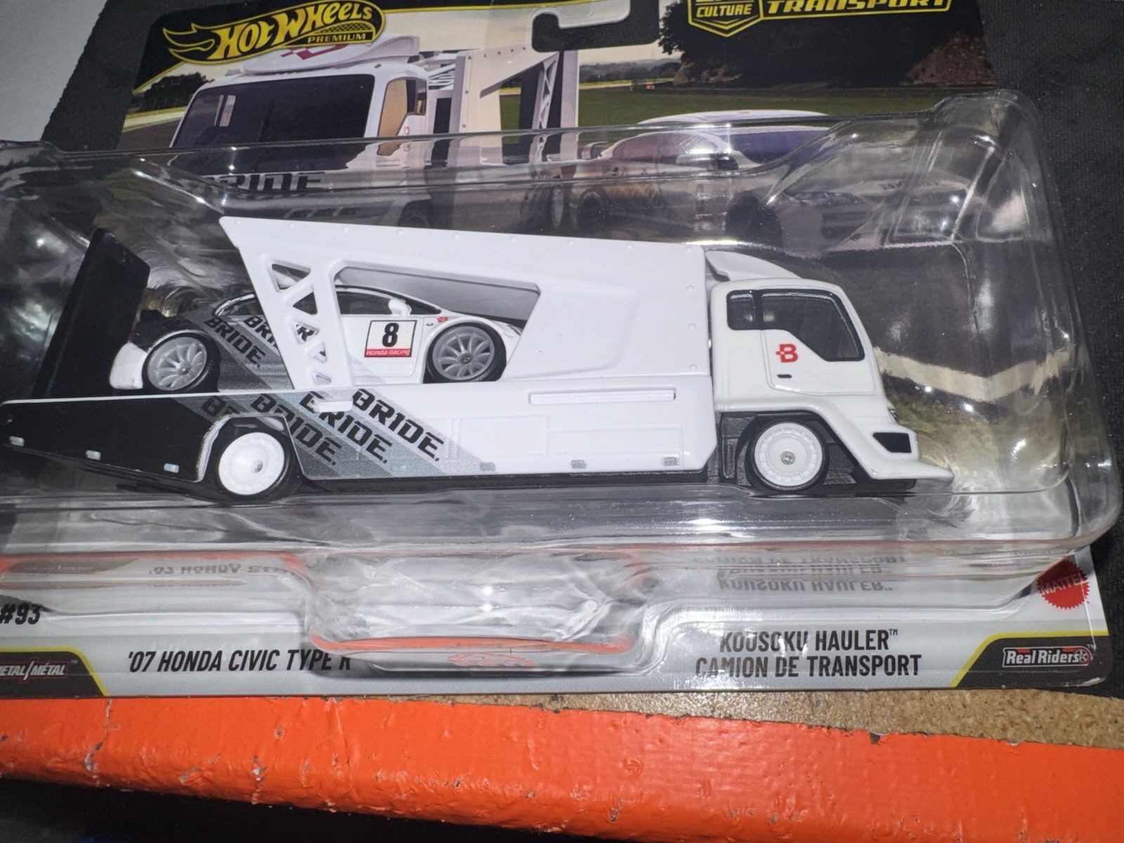 HOT WHEELS TEAM TRANSPORT 2026 MIX 3 ‘07 HONDA CIVICTYPE R KOUSOKU HAULER #93