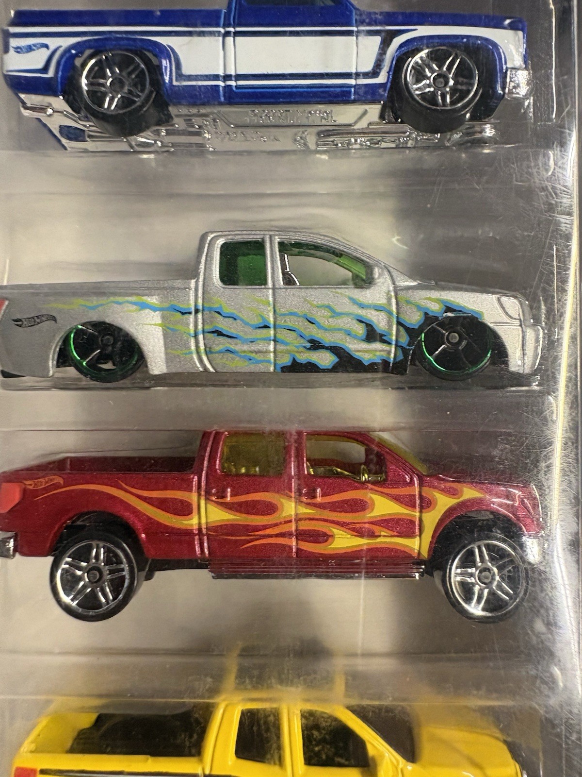 Hot Wheels 2018 HW Hot Trucks 5 Pack #FKT63 1 64 Scale Diecast Silverado