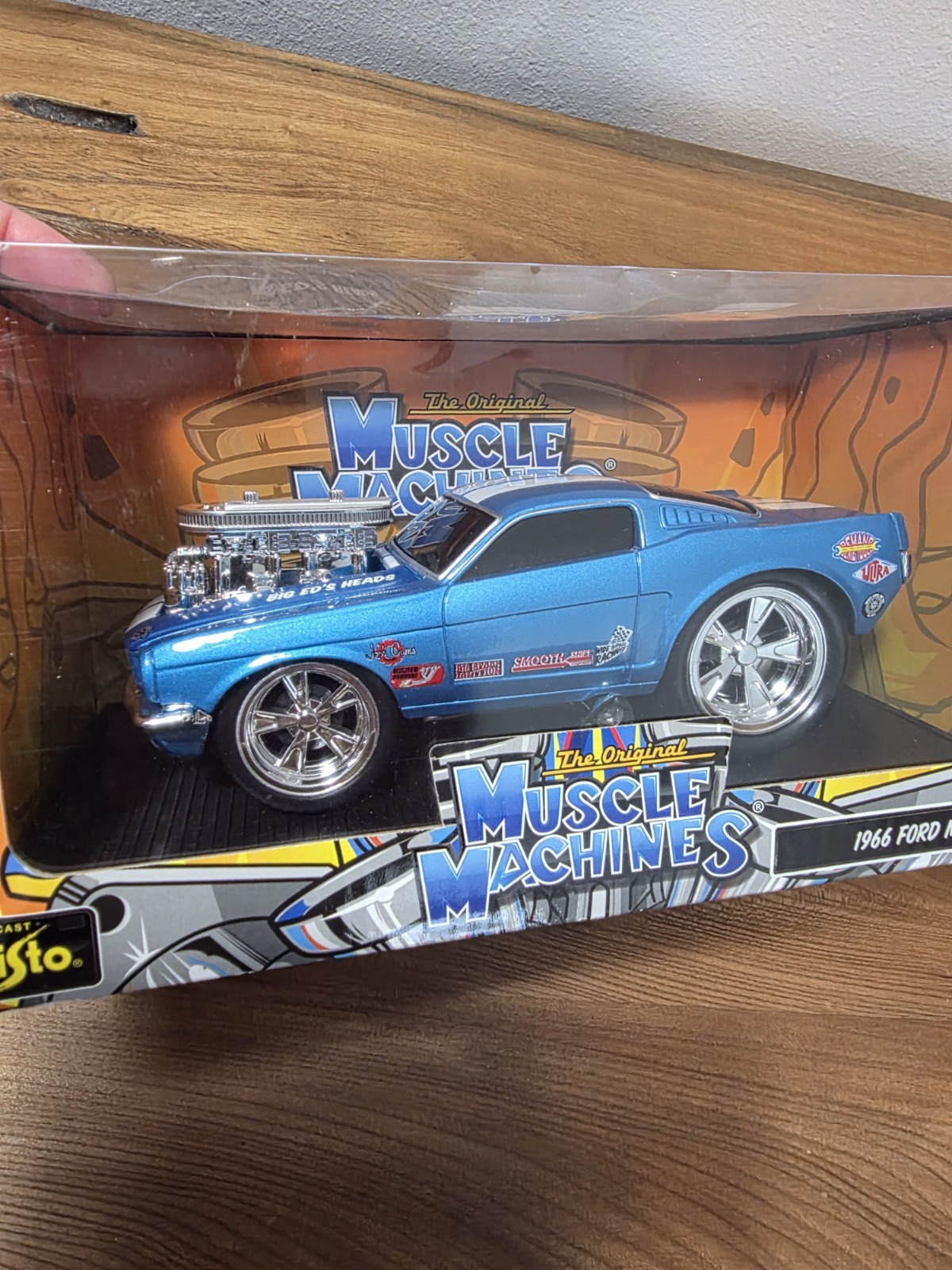 Vintage Muscle Machines, 1966 Mustang! 1/24th, New In Box, Never Open, Exc!!