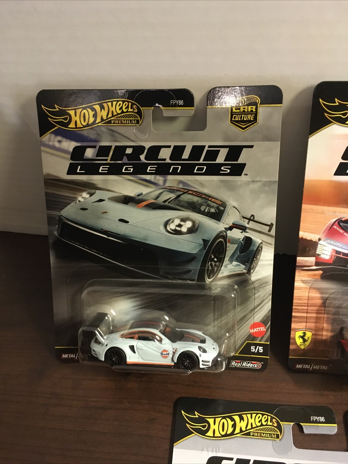 HOT WHEELS PREMIUM CAR CULTURE CIRCUIT LEGENDS FERRARI 499P , 911 Porsche, BRZ
