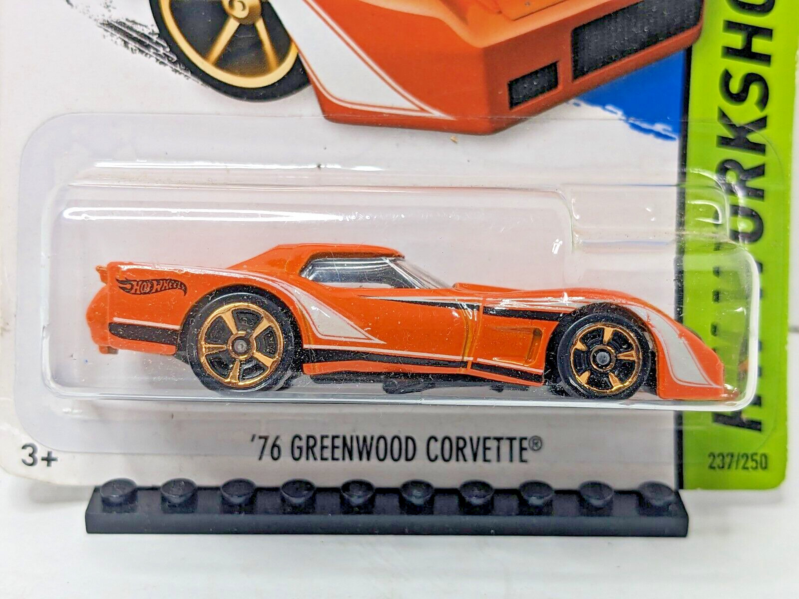 2014 Hot Wheels Workshop 1976 Greenwood Corvette 237/250 Muscle Mania