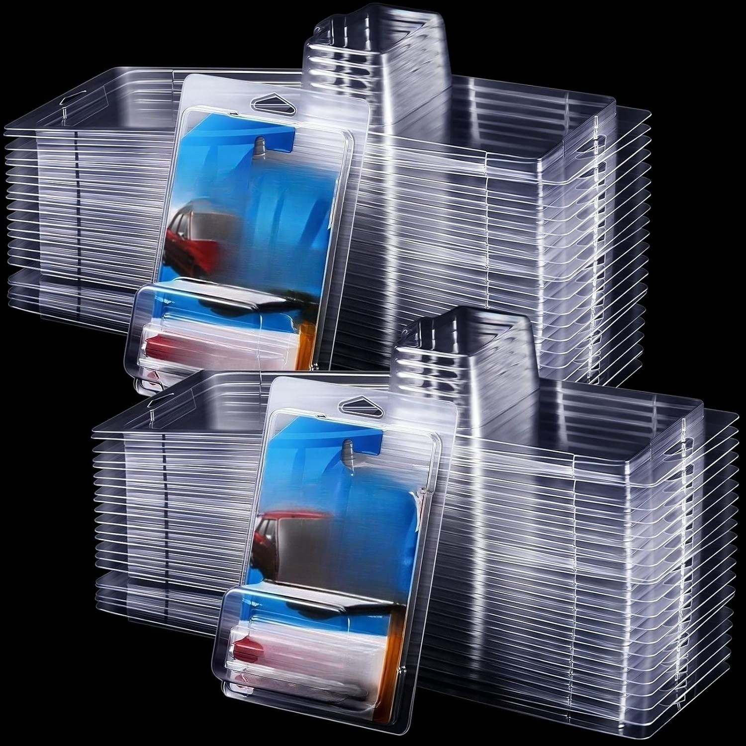 5-100x Display Case Storage Clamshell Protector For 1:64 Mainline Diecast Cars