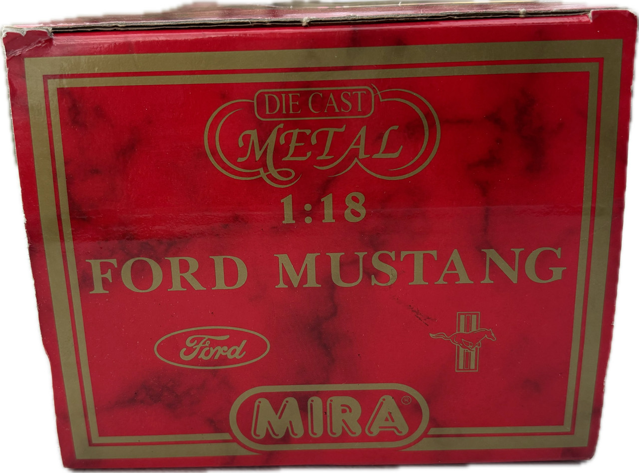 MIRA Golden Line 1:18 Ford Mustang 1964 1/2 Convertible Diecast Car w Box