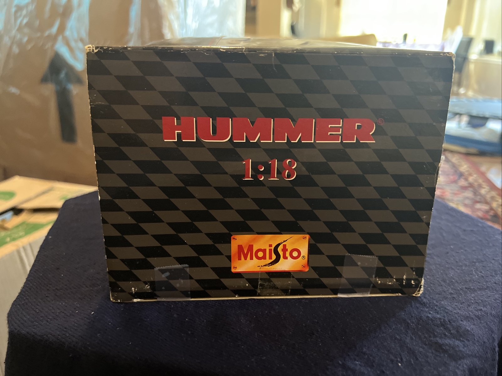 1998 Maisto Special Edition Hummer Hard Top Grey 1:18 Scale Diecast Ref.31857