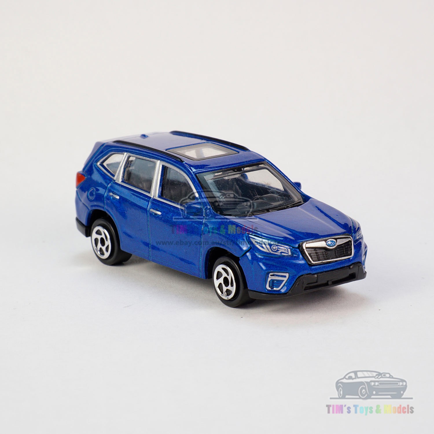 1/64 Subaru Forester Model Car Alloy Diecast Toy Vehicle Collection Gift Blue