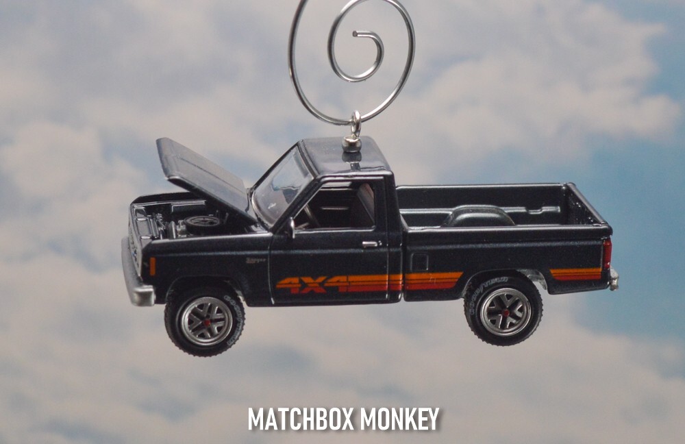 1985 Ford Ranger XL Pickup Truck Custom Christmas Tree Ornament 4X4 RARE Adorno