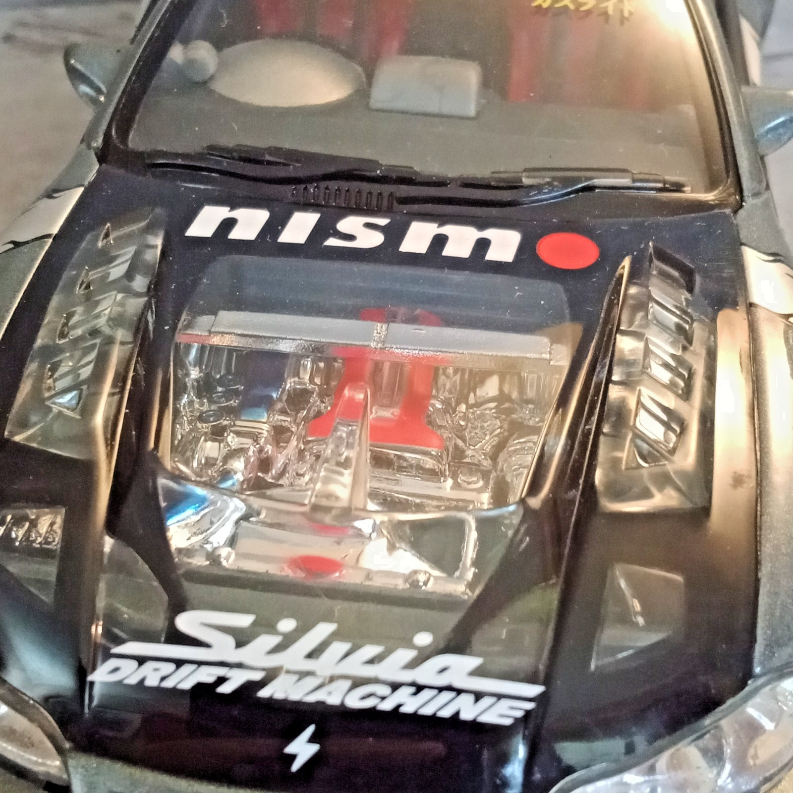 Nissan Silvia S15 1:24 Silver Hard Top w/ Sunroof & Lights Diecast Boley Xtuner