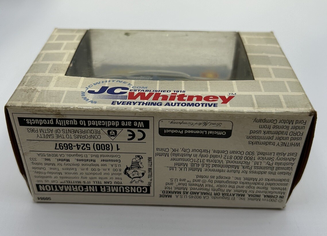 Hot Wheels JC Whitney P.K. & G. Customs Special Edition K50 in Unopened Box