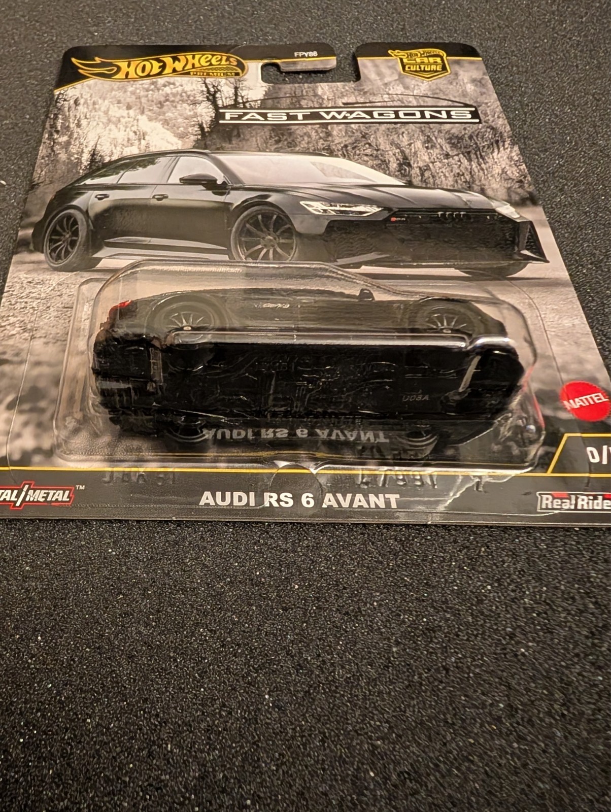 Hot Wheels Car Culture Fast Wagons Audi RS6 Avant Chase Free Shipping!(USA Only)