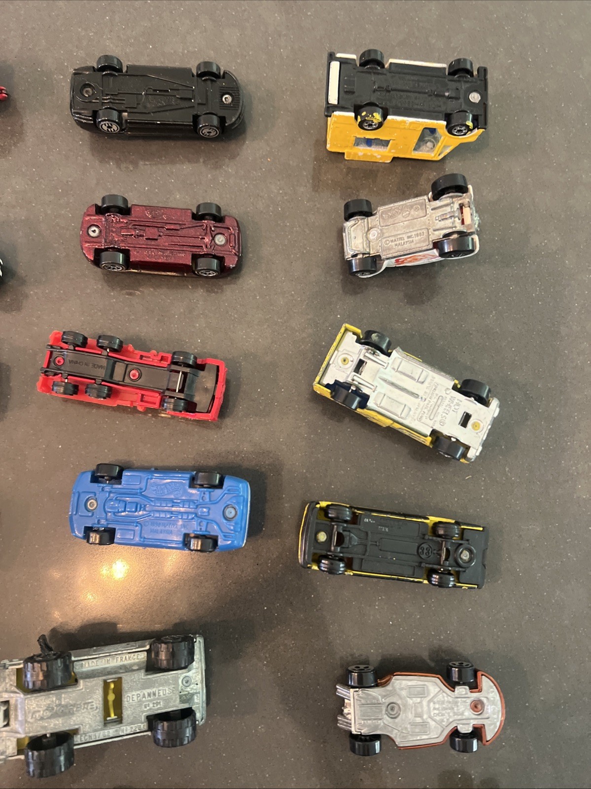 Lot Of 33 Diecast & Plastic Vintage Cars Trucks Mixed Brands See Description