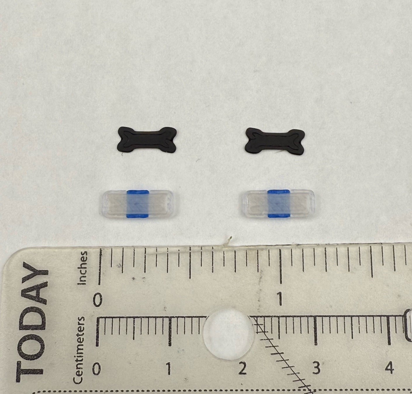 2 Pack 1/64 Mini Whelen Edge Clear Blue Clear Lightbar Police Fire Sheriff EMS