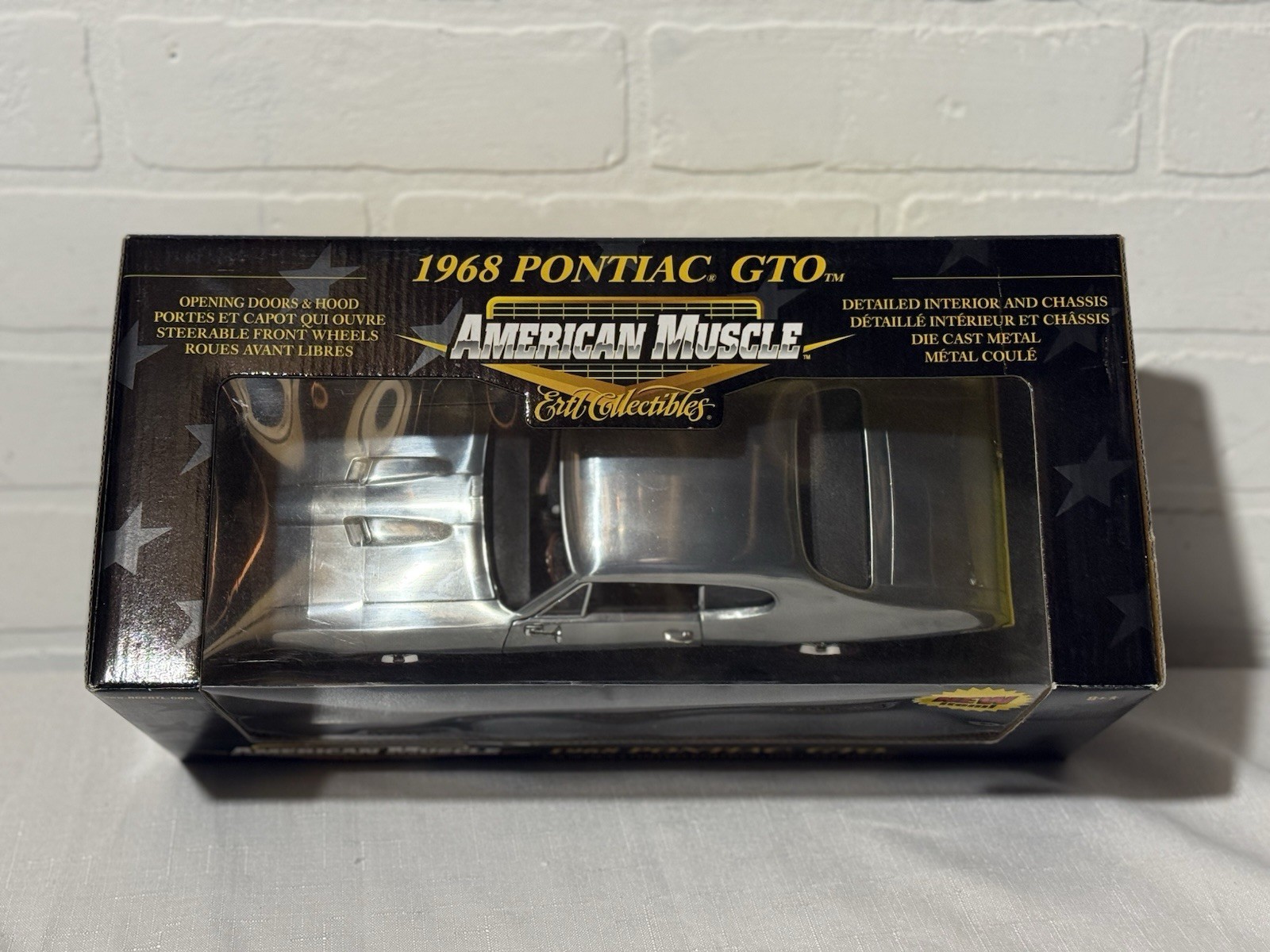 1/18 Ertl 1968 Pontiac GTO Raw Unpainted CHASE 1 of 1000 Factory Sealed Box