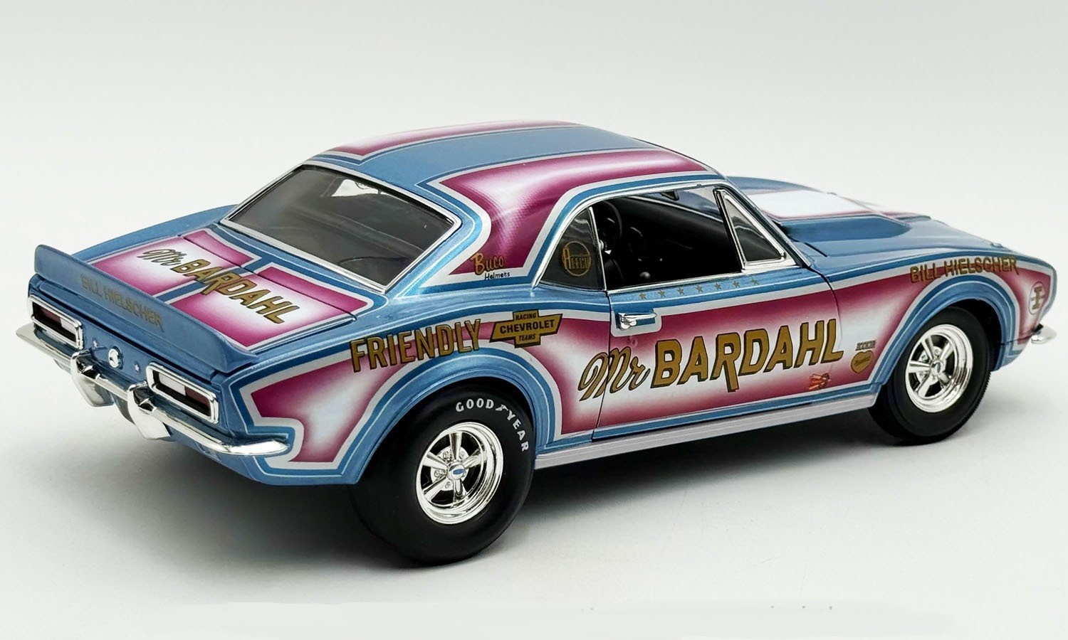 1967 CHEVROLET CAMARO MR. BARDAHL 1:18 DRAG RACING CAR CHEVY ACME A1805735 GMP