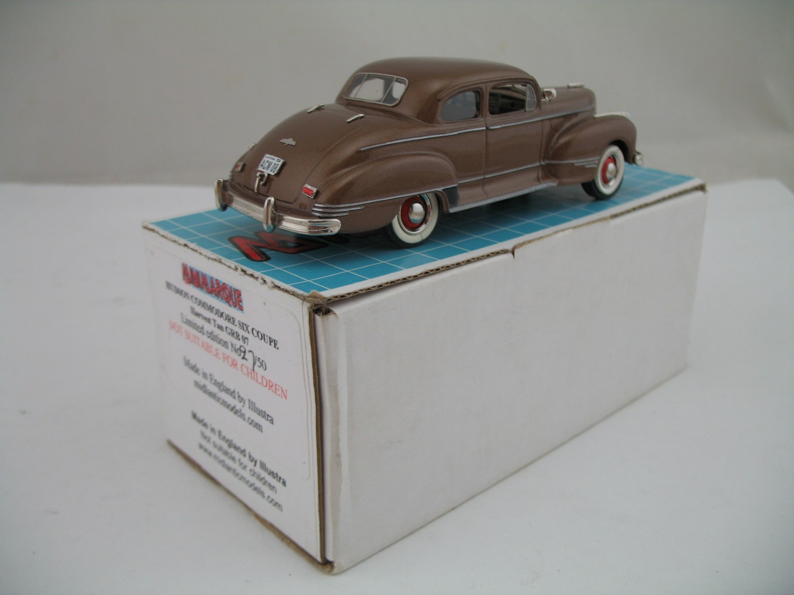 Minimarque 1:43 Model GRB 07: 1940s or 1950s Hudson Commodore Six Coupe, Box, LE