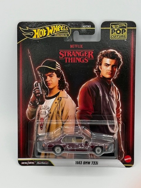 2026 HOT WHEELS POP CULTURE STRANGER THINGS NETFLIX 1983 BMW 733i Maroon