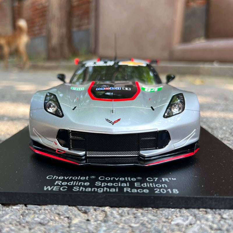 1:18 Original Model by Spark,Chevrolet Corvette C7.R Redline WEC Shanghai 2018