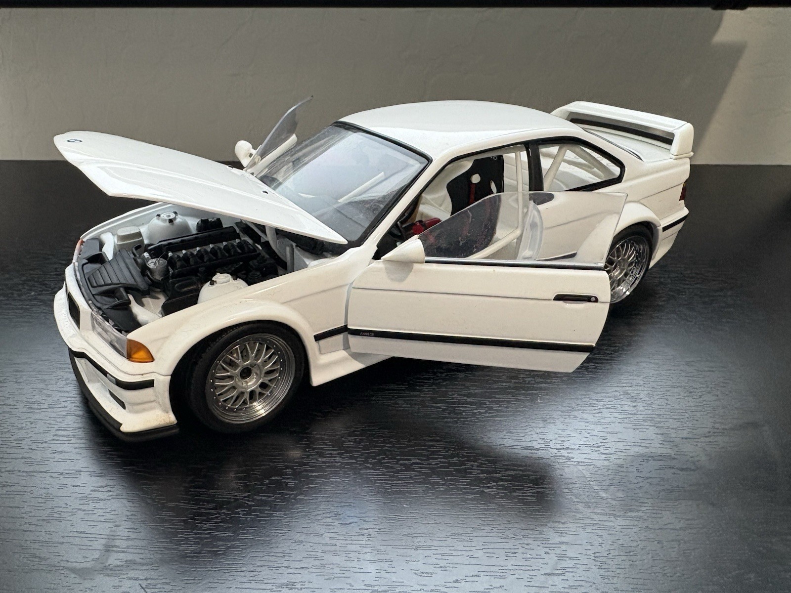 1:18 UT Models BMW E36 M3 GTR in White