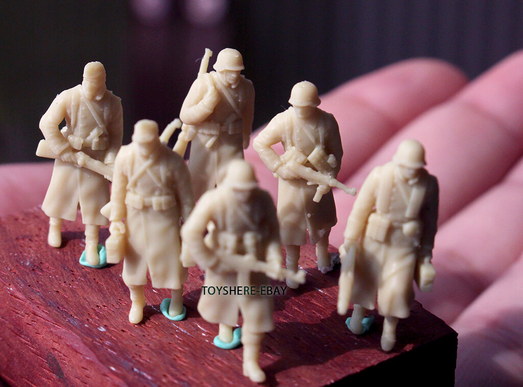 1/72 TANK 1:72 WW2 germany soldiersPatrol team military toy TotalWar diorama