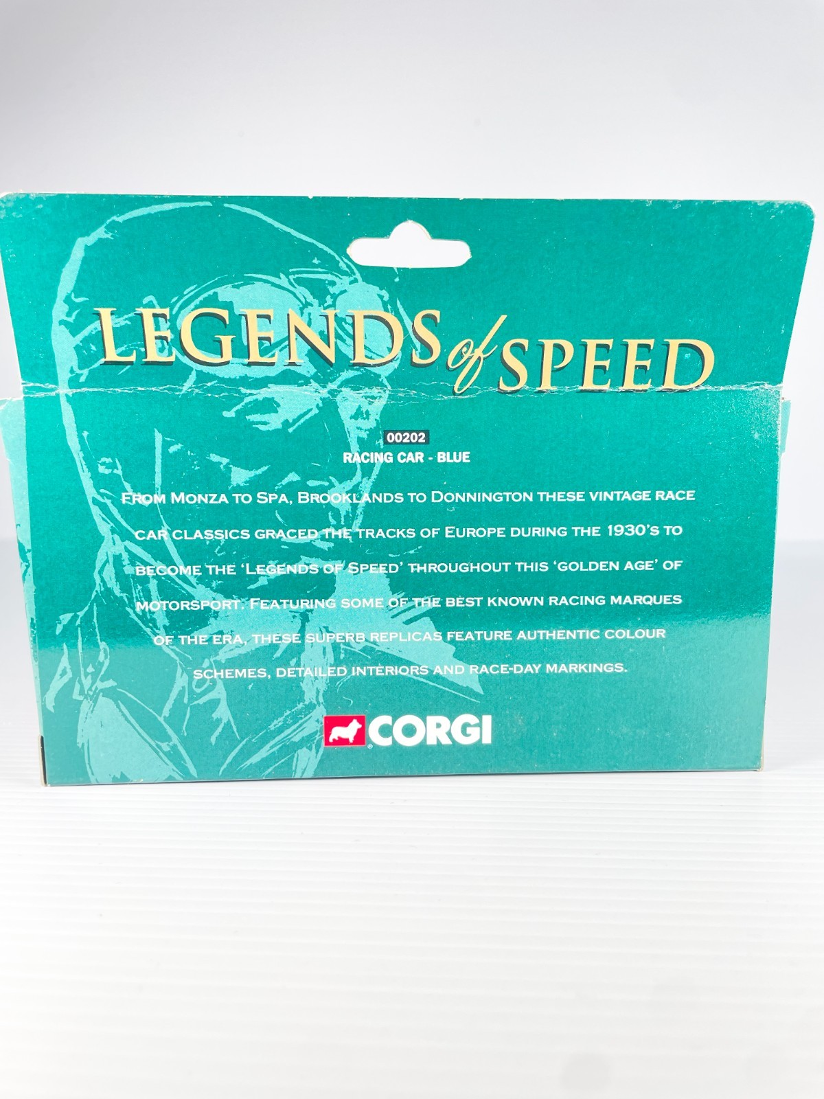 Corgi Bugatti Type 35 Racing Car 00202 1:36 Legends Of Speed Number 3 Boxed.