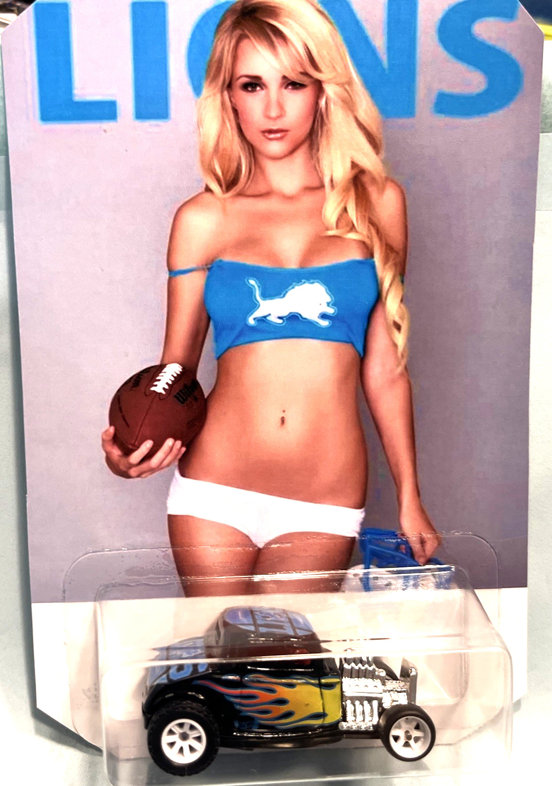 Hot Wheels 32 Ford Roadster Detroit Lions It’s A Custom Real Riders