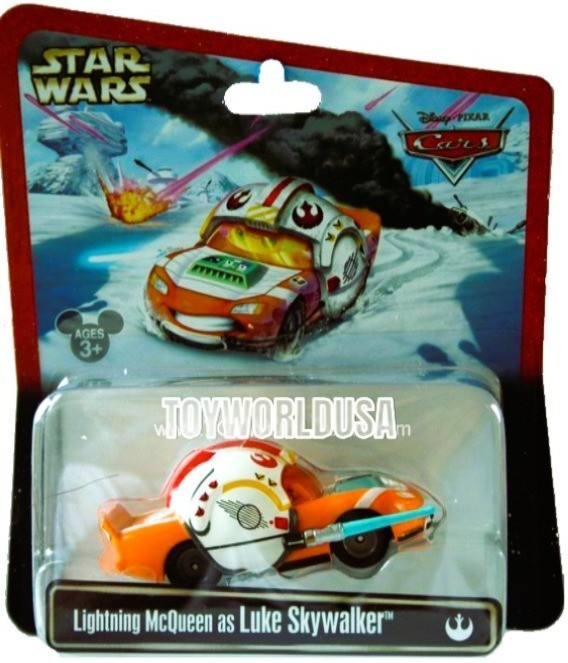 2013 Disney Pixar Cars Star Wars Lightning McQueen as Luke Skywalker