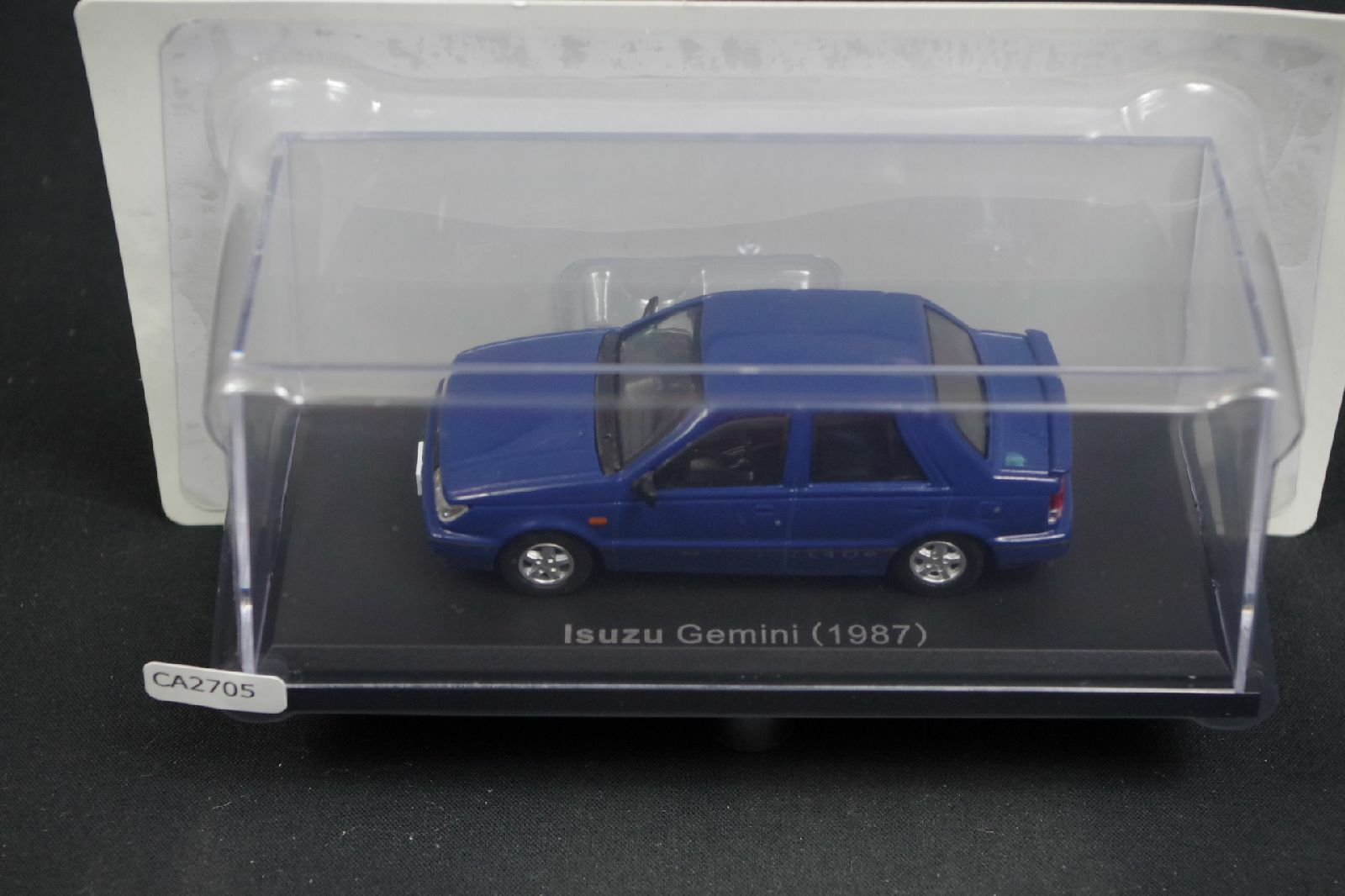 Isuzu Gemini 1987 Blue 1/43 Scale Box Mini Car Display Diecast Vol 66