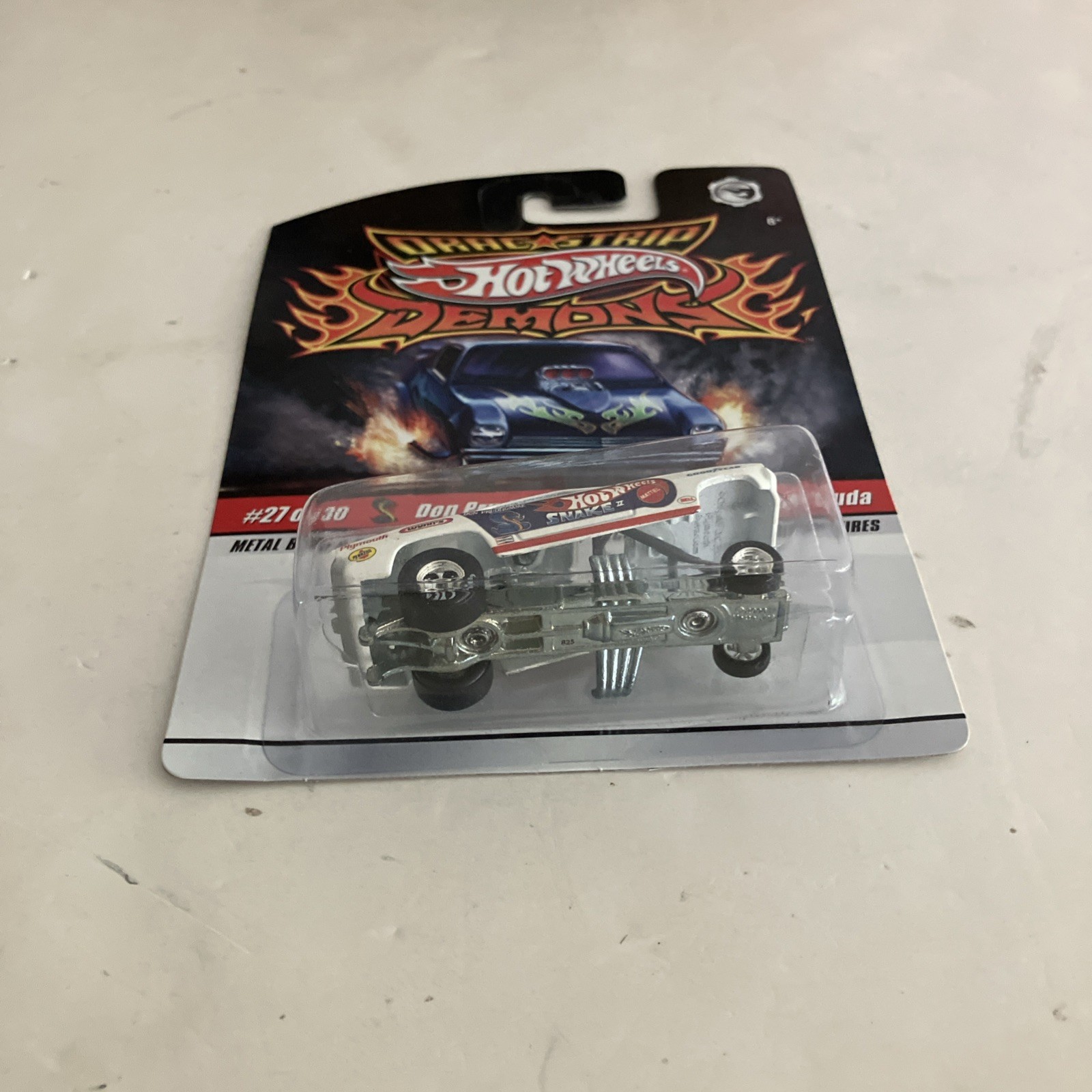 HOT WHEELS Drag Strip Demons Don Prudhomme’s Snake II Plymouth ‘Cuda 27/30